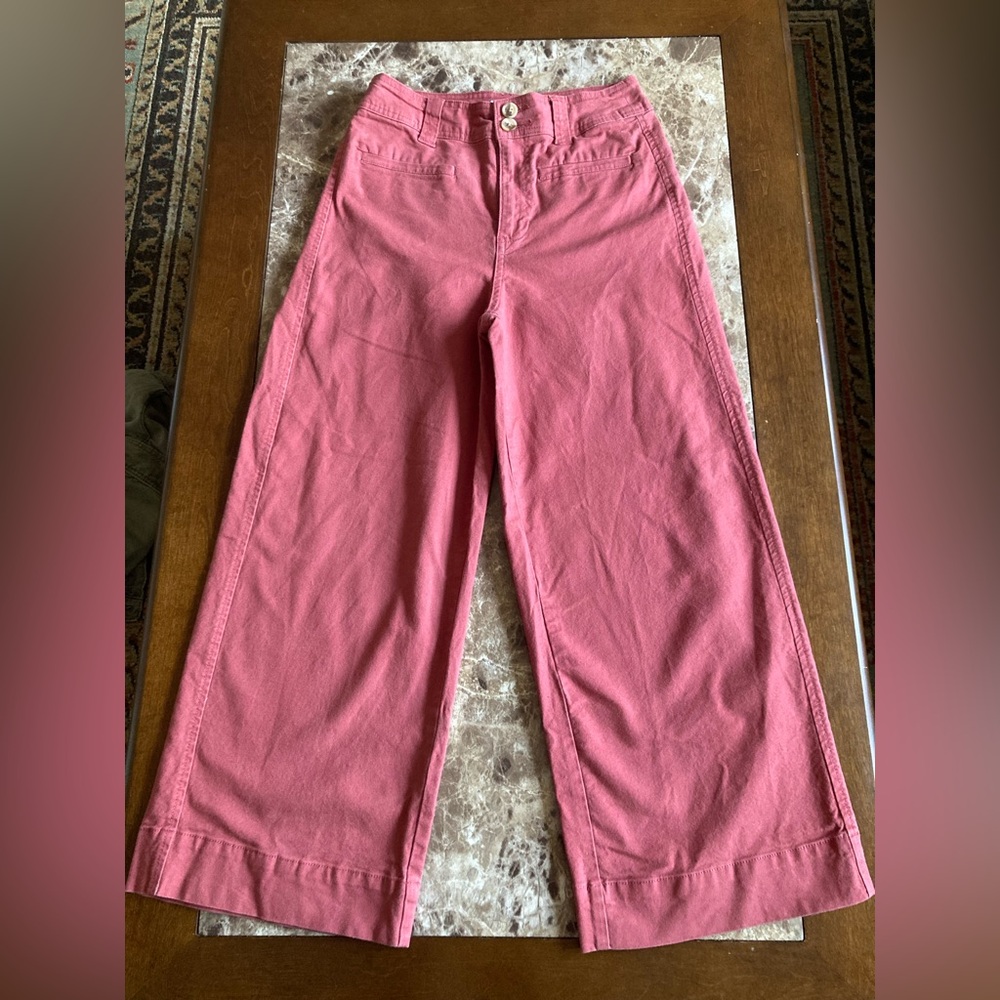 Women's Pretty Pink Wide-Leg Jeans